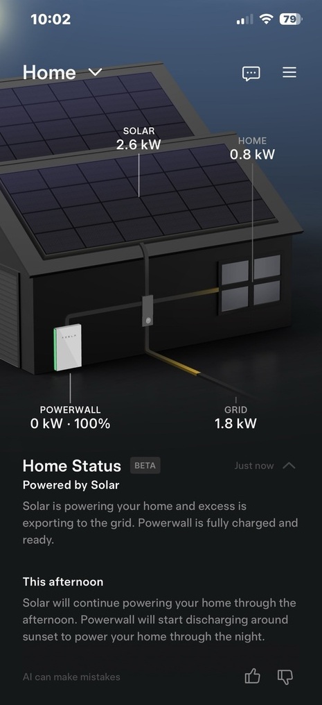 Tesla App Screenshot